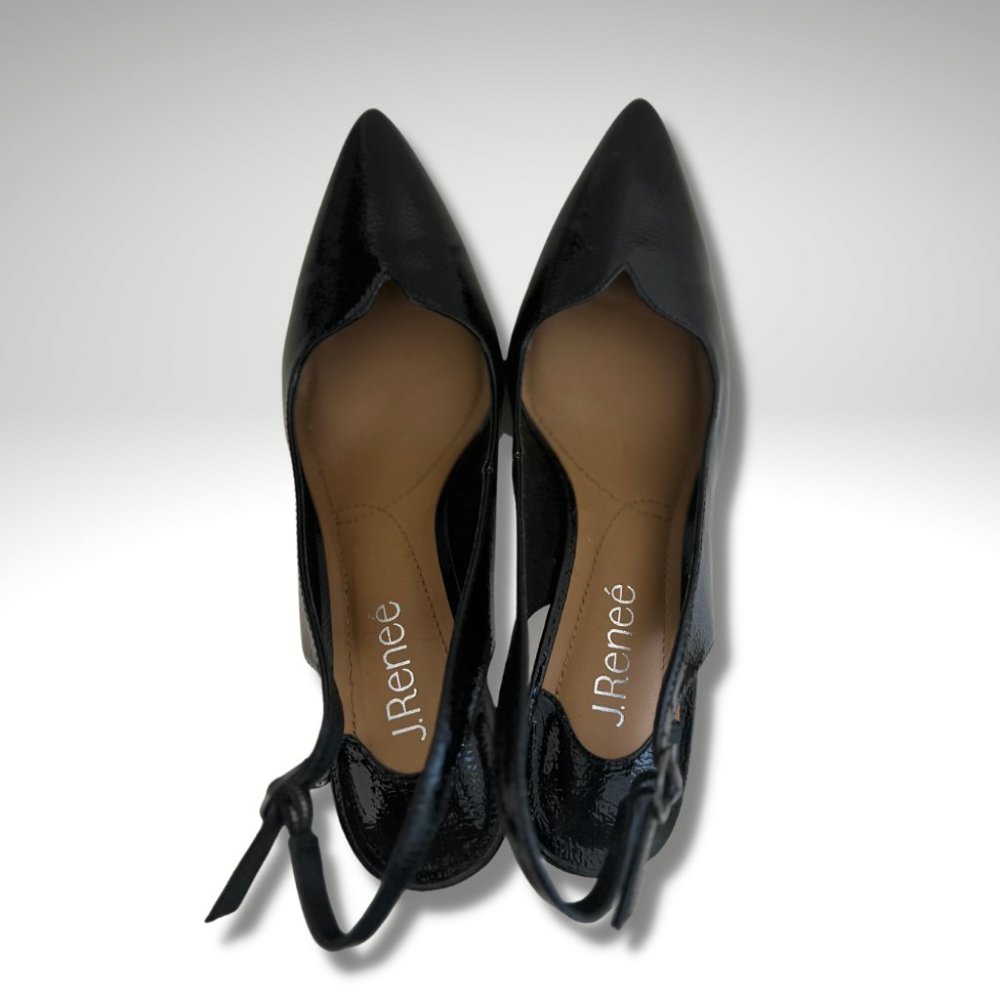 J.Renee Black Slingback Heel size 7.5